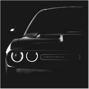 dodge challenger 2015, black shirt Posters and Art