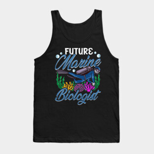 Cute & Funny Future Marine Biologist Biology Tank Top