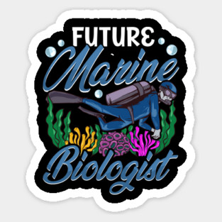 Cute & Funny Future Marine Biologist Biology Sticker