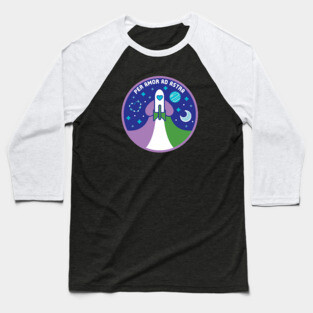 Space Pride - Genderqueer Flag Baseball T-Shirt