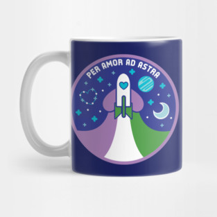 Space Pride - Genderqueer Flag Mug