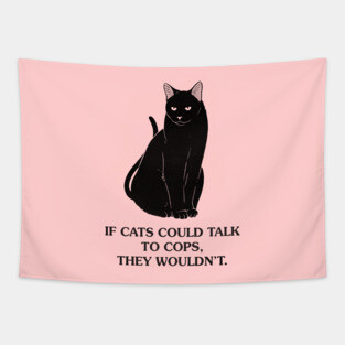 ACAB cat Tapestry