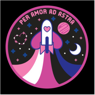 Space Pride - Genderfluid Flag Posters and Art