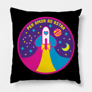 Space Pride - Pansexual Flag Pillow