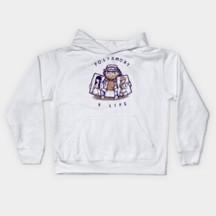 polyamory 4 life Kids Hoodie