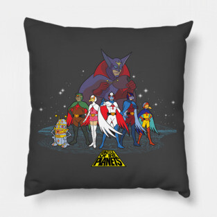 Battle of the Planets - Group Pillow
