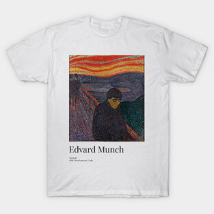 Edvard Munch - Exhibition Art Poster - Despair - Munchmuseet T-Shirt