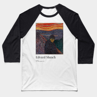 Edvard Munch - Exhibition Art Poster - Despair - Munchmuseet Baseball T-Shirt