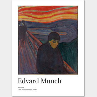 Edvard Munch - Exhibition Art Poster - Despair - Munchmuseet Posters and Art