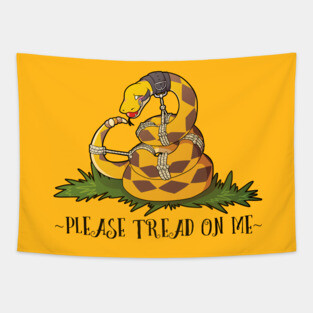 Please Tread On Me Tapestry
