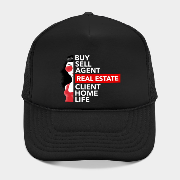 Real Estate Words Woman by REG