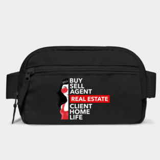 Real Estate Words Woman Bag