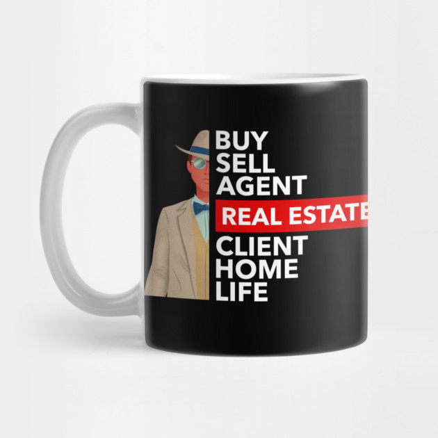 Real Estate Words Man by REG