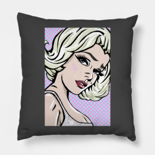 Marilyn Monroe Lichtenstein Pillow