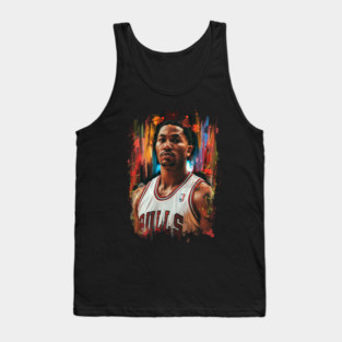 Derrick Rose basketball Tank Top