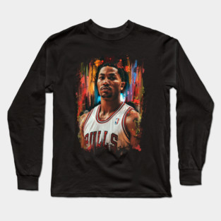 Derrick Rose basketball Long Sleeve T-Shirt