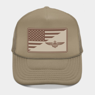 US Naval Aviator Pilot Wings Patch (subdued) Hat