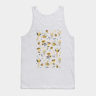 Bee and ladybugs Tank Top