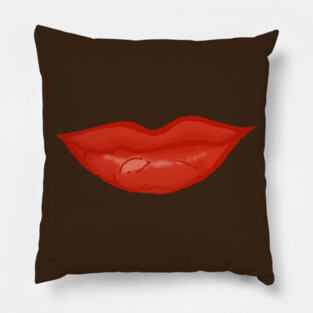 Lips: Espresso Pillow
