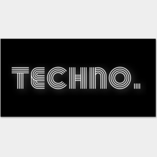 Techno Posters and Art