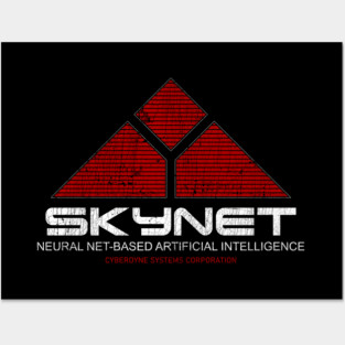 Skynet ✅ Neural Net-Based Artificial Intelligence Posters and Art
