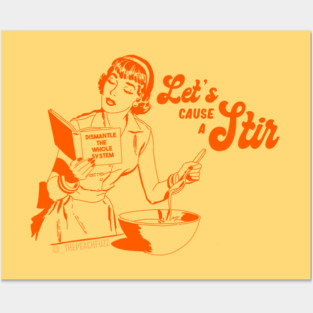 Let's Cause A Stir - The Peach Fuzz Posters and Art