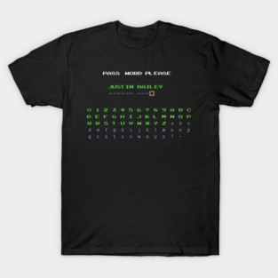 Metroid - Justin Bailey Password T-Shirt