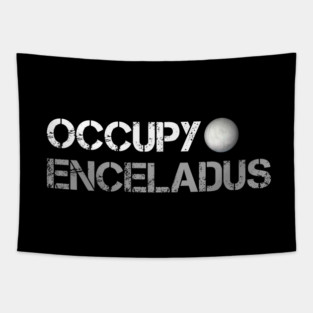 OCCUPY ENCELADUS Tapestry