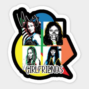 My girlfriends Sticker