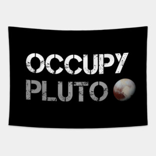 OCCUPY PLUTO Tapestry