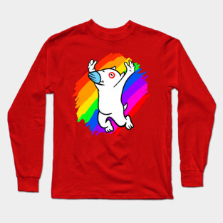 Essential Dog Worker with Mask Pride Long Sleeve T-Shirt