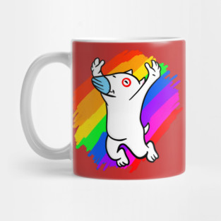 Essential Dog Worker with Mask Pride Mug