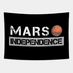 OCCUPY MARS INDEPENDENCE Tapestry