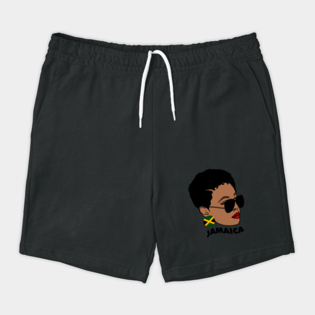 Proud Jamaican Woman, Afro Melanin Jamaica Flag by logiamerch