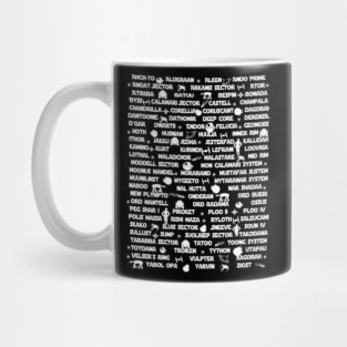 Science Fiction planet systems Mug