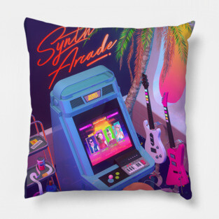 Synth Arcade Pillow