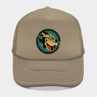 Vintage Cartoon Wolf Hat