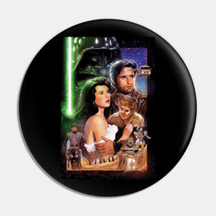 SPACEBALLS PRINT Pin