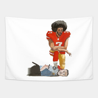 Colin Kaepernick - Derek Chauvin Tapestry