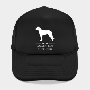 Anatolian Shepherd Dog White Silhouette Hat