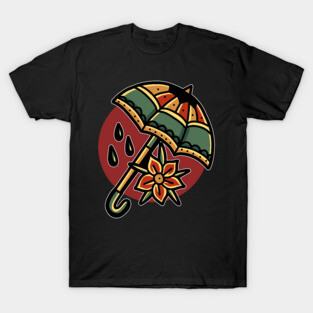 umbrella tattoo tshirt T-Shirt