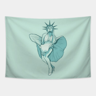 Statue of Liberty | Marilyn Monroe Tapestry