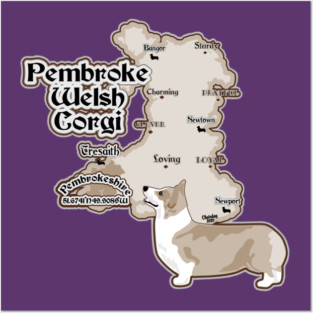 Corgi Posters and Art