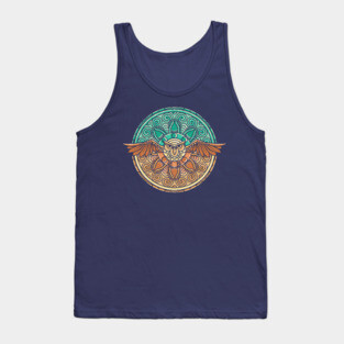 Mandala Owl Tank Top