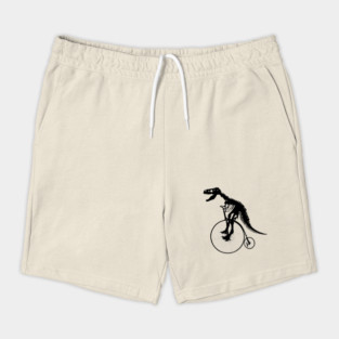 T rex dinosauros fossil bicycling Shorts