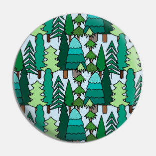 Evergreen Forest Pin