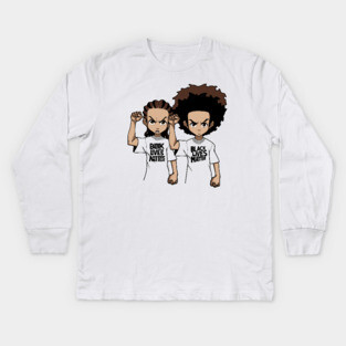 Black Lives Matter Riley & Huey Kids Long Sleeve T-Shirt