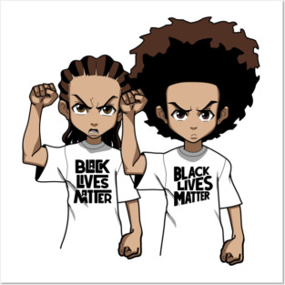 Black Lives Matter Riley & Huey Posters and Art
