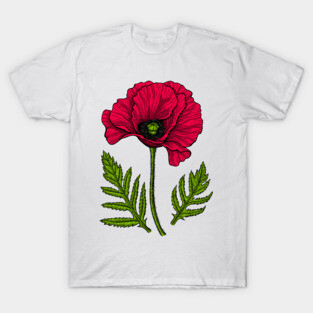 Red poppy T-Shirt