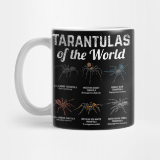Tarantulas of the world - Funny Tarantula Owner gift Mug